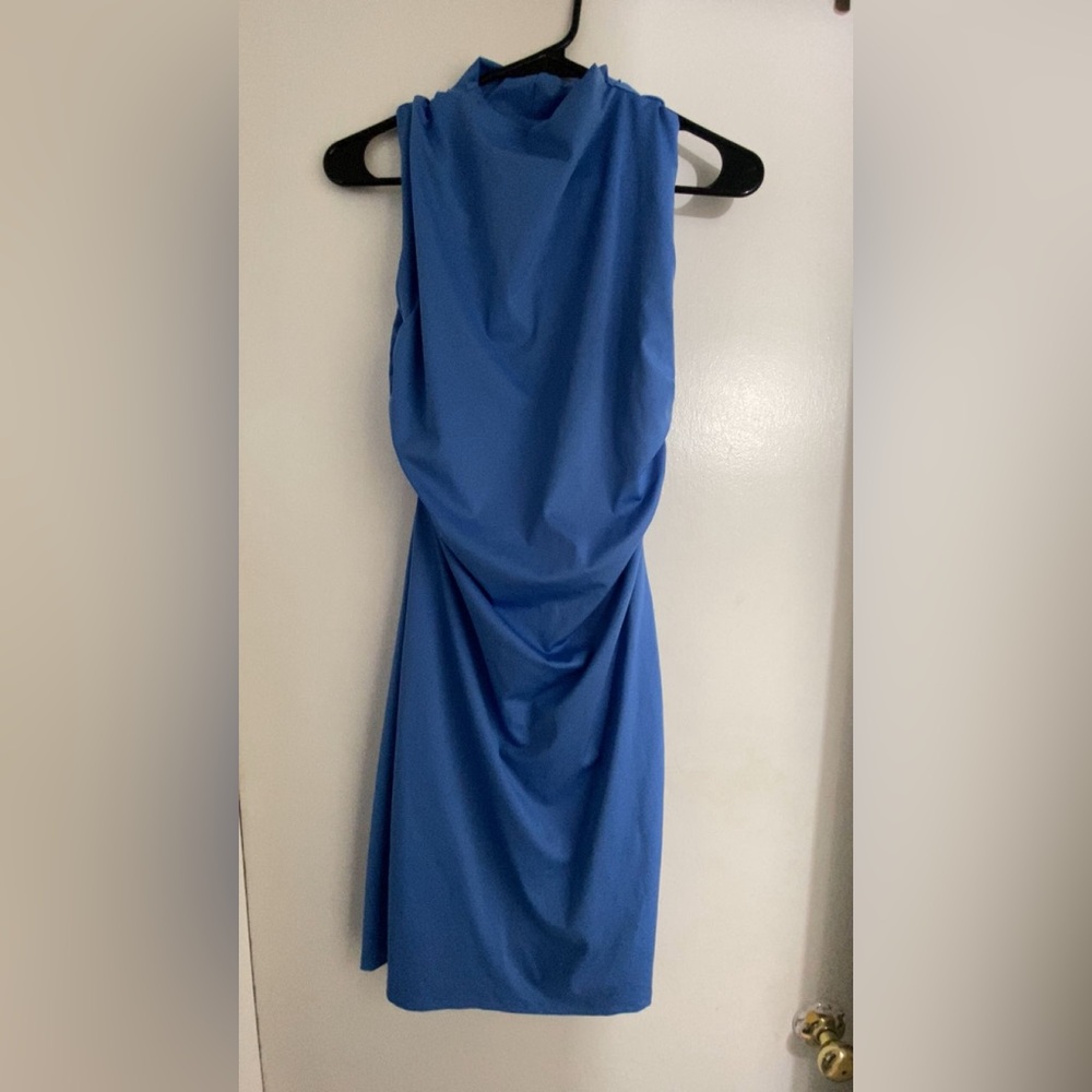 Nine West Strapless Blue Dress